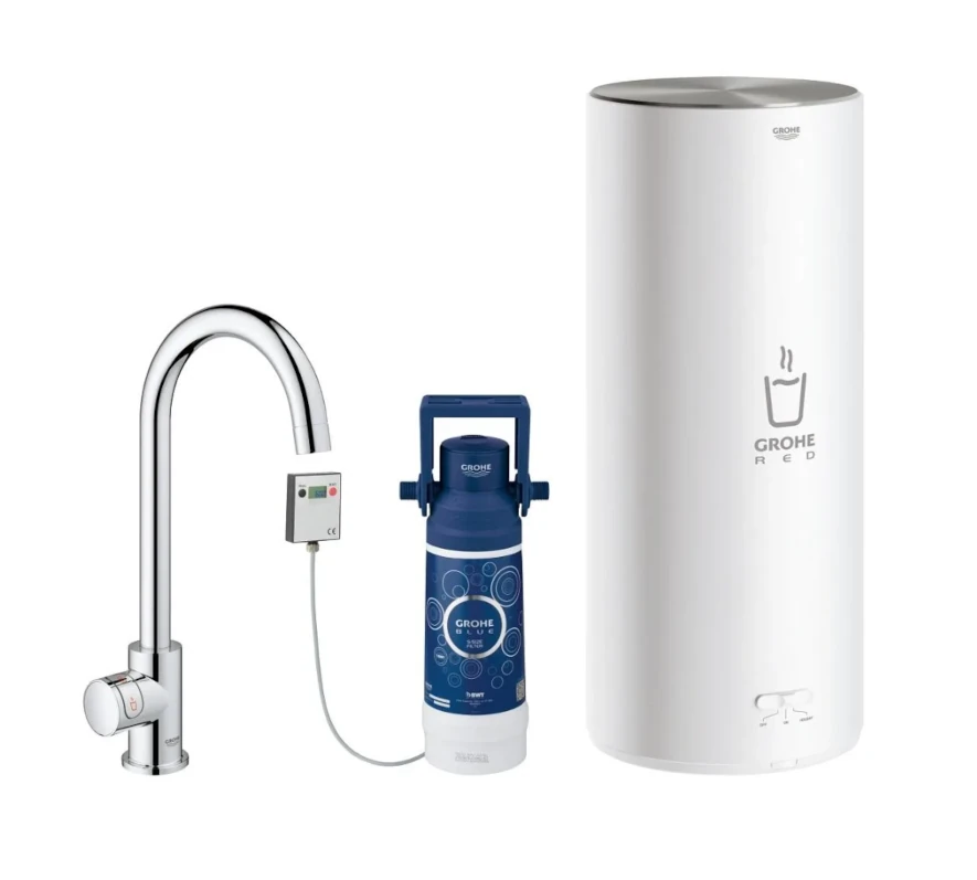 Komplett set för kokande vatten i köksblandare, Grohe Red